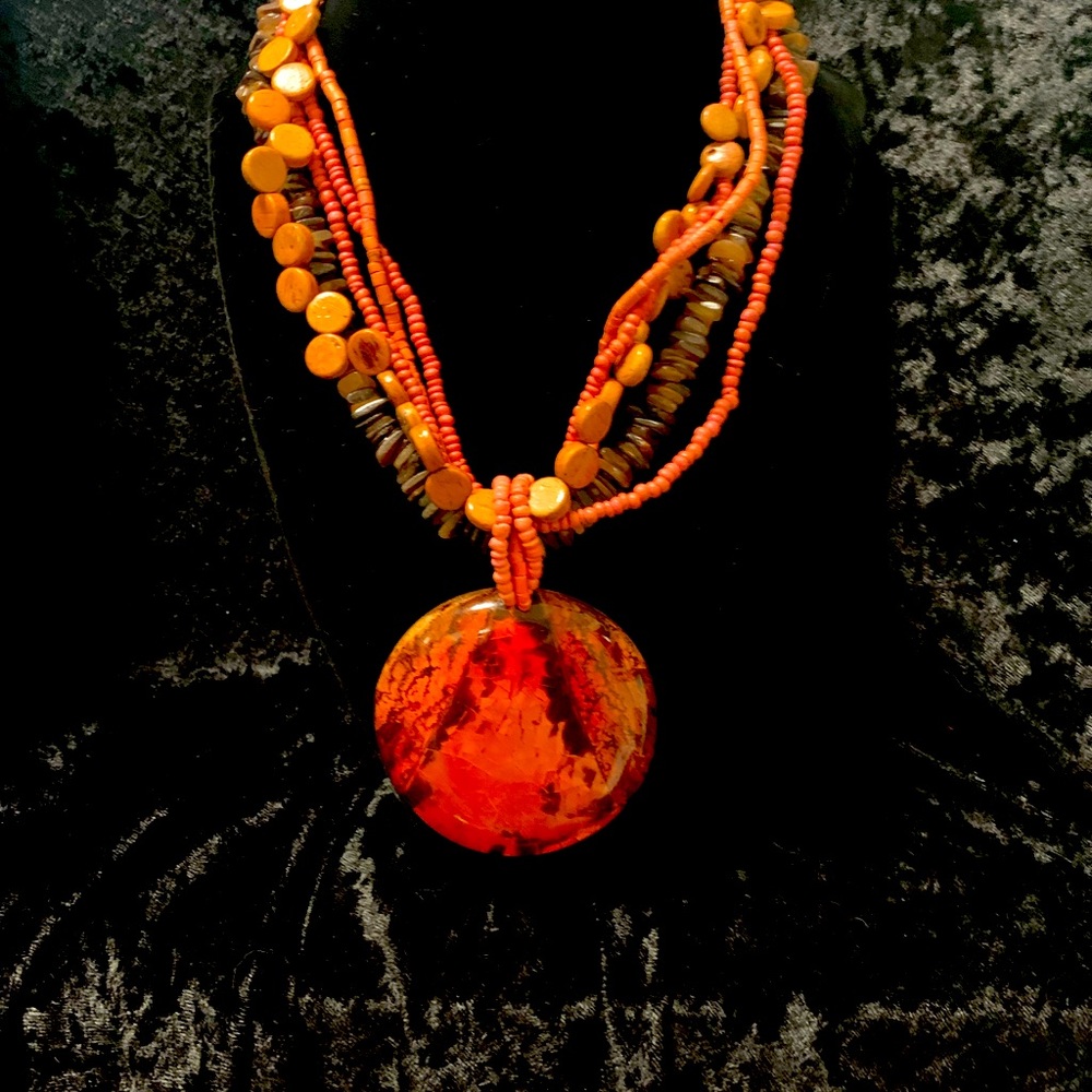 An Absolutely Gorgeous Vibrant Statement Necklace